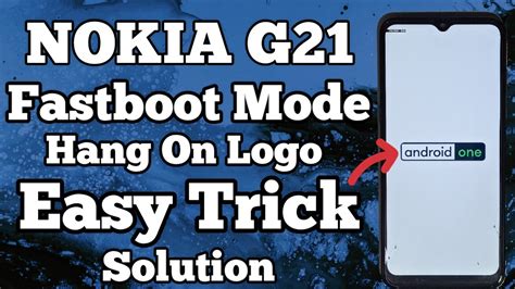 Nokia android one stuck in fastboot mode.  You just need to press the power button f...