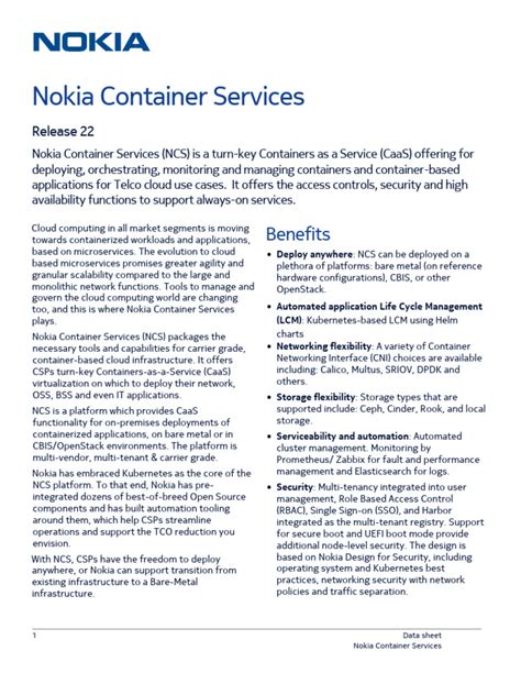 Nokia mbo spec sheet.  The availability of particular products and services may v...