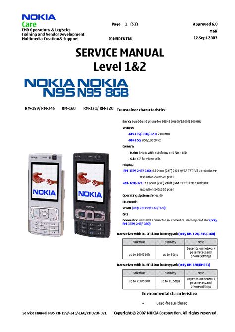 Nokia n95 8gb service manual level 1 2 34 download. - Scarica malaguti f12 f 12 phantom max 250 manuale officina riparazione scooter.