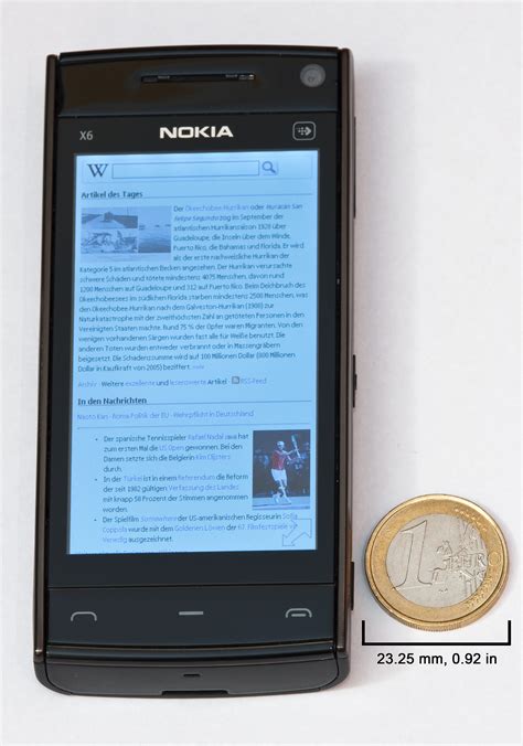 Nokia x6 telefon