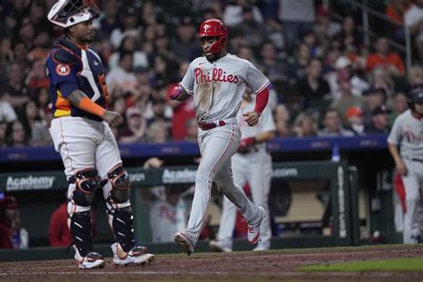 Nola pitches Phils past Astros 3-1 in World Series rematch