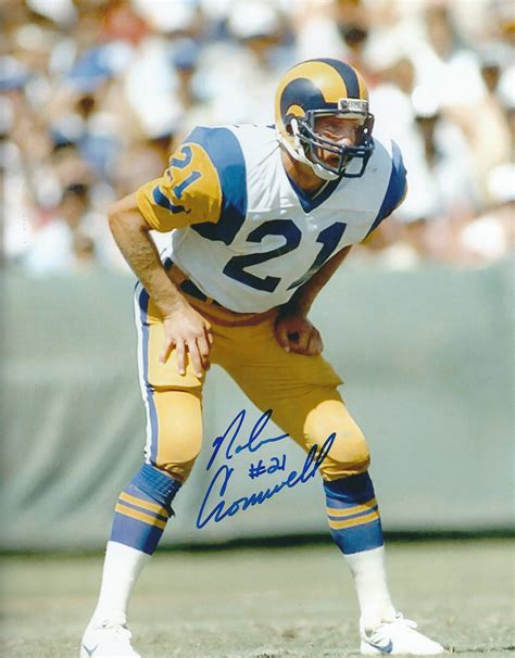 Nolan Cromwell played 11 seasons for the Rams. He played but didn't record a tackle. He was selected to play in 4 Pro Bowls.. 