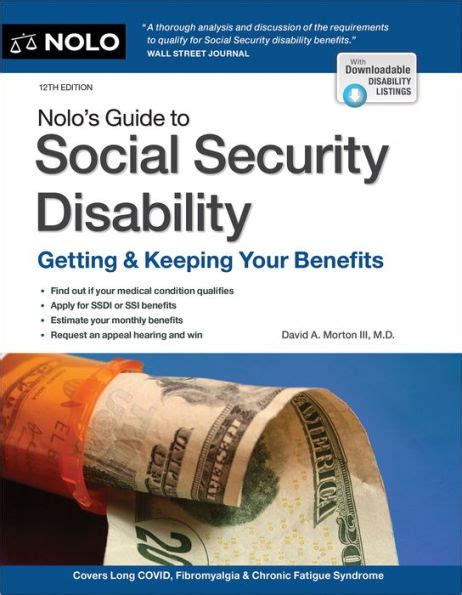 Read Online Nolos Guide To Social Security Disability Getting  Keeping Your Benefits By David A Morton Iii