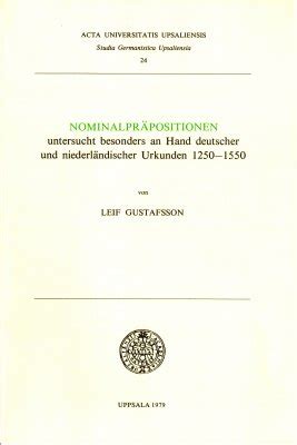 Nominalpräpositionen untersucht besonders an hand deutscher und niederländischer urkunden 1250 1550. - Resultados e análise de dados de levantamento geral de fatôres ambientais (julho, 1971).
