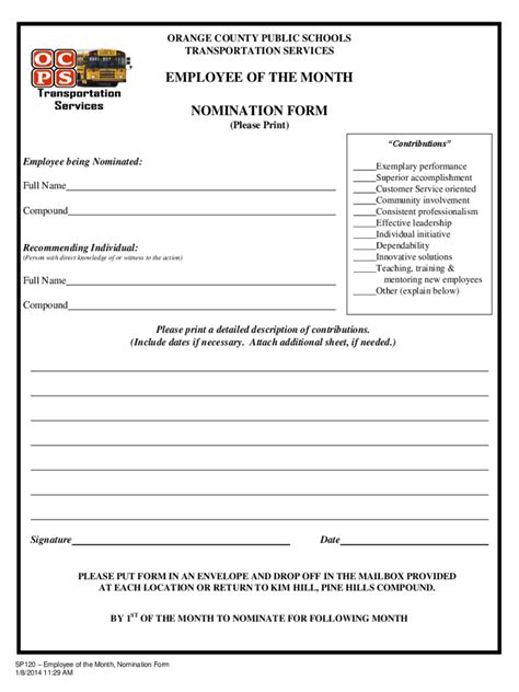 Nomination Form PDF