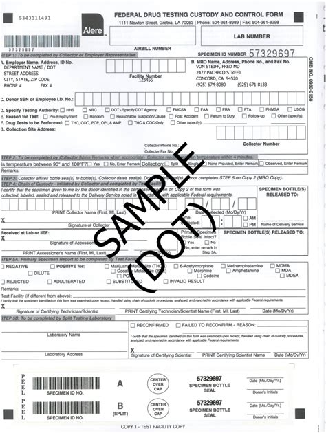 Non Dot Chain of Custody Form Download Fill Out and Sign Printable