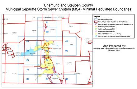 Non MS4 Municipalities Chemung County, NY