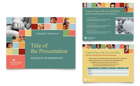 Non Profit Association For Children Powerpoint Presentation Template
