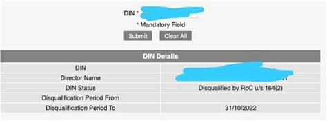 Non filing of DIR3 KYC form amounts to Disqualification …