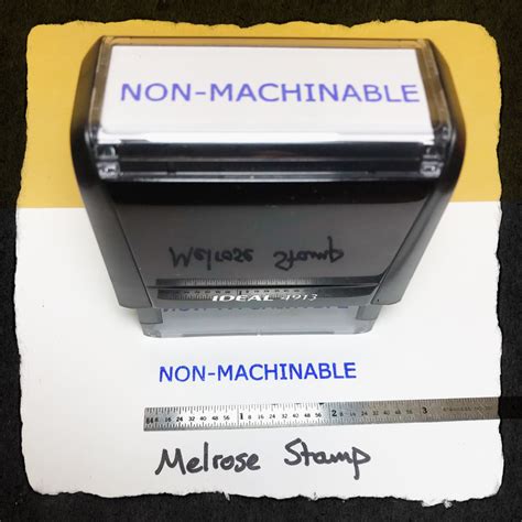 Non machinable stamp. Non-machinable items require sorting by hand. This stamp also may be used for mailing items weighing up to 2-ounces. These Forever stamps will always be … 