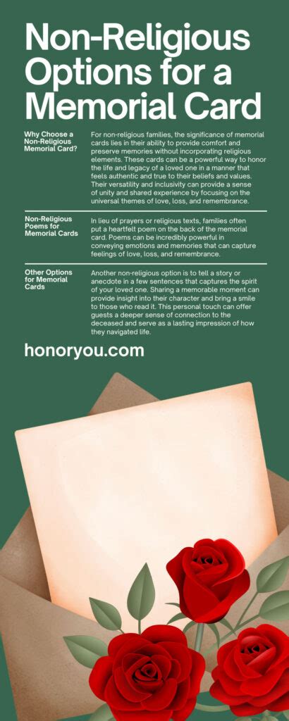 Non religious memorial service.  While the service may differ from many other fu...