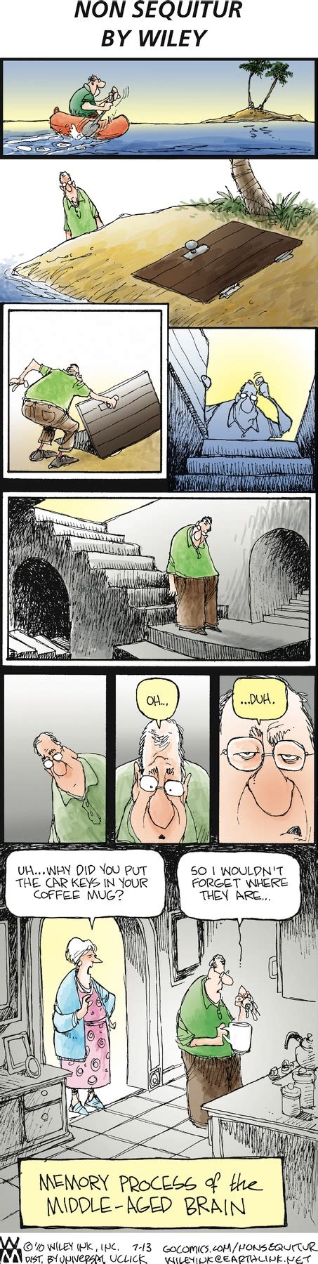View the comic strip for Non Sequitur by cartoonist Wiley Mil