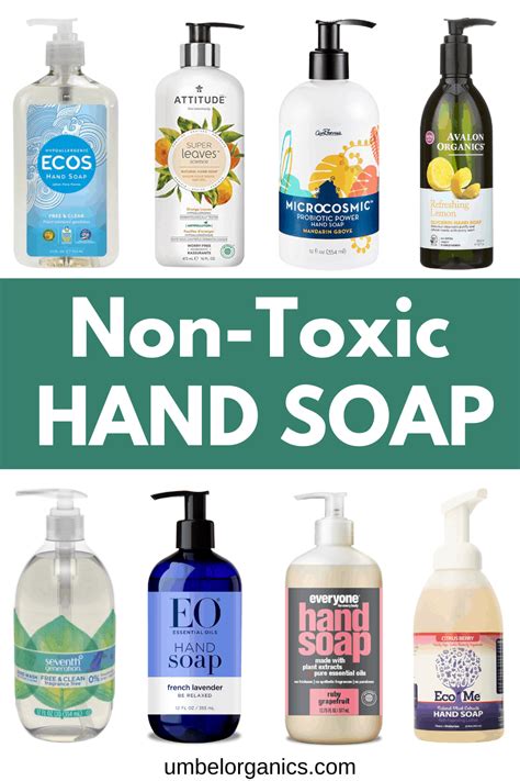 Non toxic hand soap. Pour the water and vinegar (if using) into a soap dispenser ( like this ). Shake the bottle to combine the ingredients. Add the Sal Suds and oil (if using), and gently shake the bottle again to combine the ingredients. There may be bubbles at the top of the dish soap after shaking the bottle. This is completely normal. 