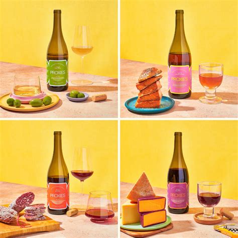 Non-Alc Wine Tasting Set Mixed 4 Pack Try Proxies