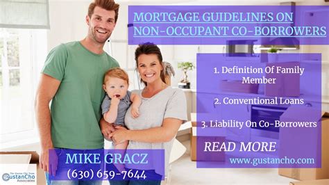 Non-Occupant Co-Borrowers Mortgage Guidelines