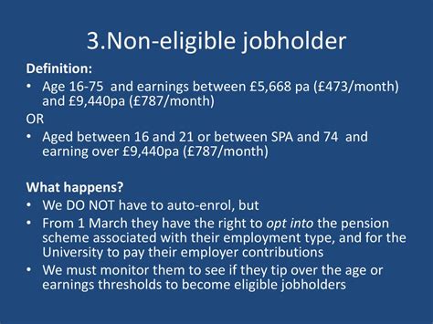 Non-eligible definition