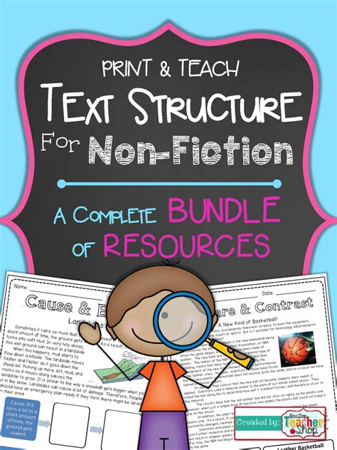 Nonfiction Text Structures UNIT Digital & Print Google Classroom