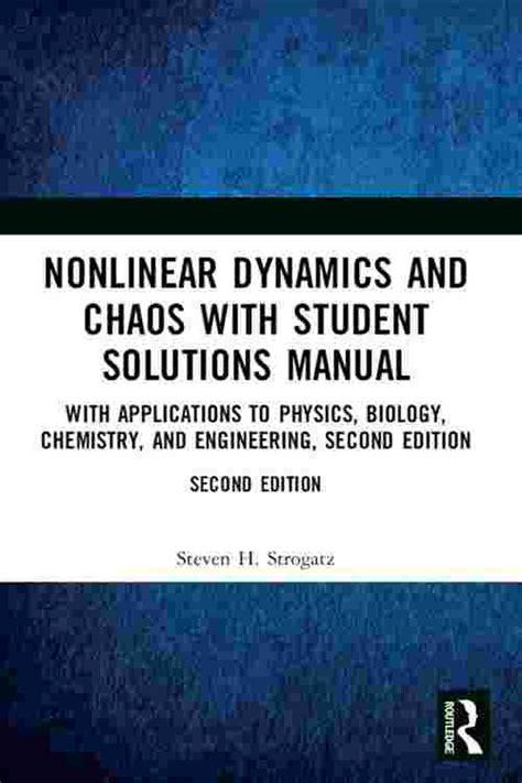 Nonlinear dynamics and chaos strogatz solutions manual. - Crinkleroot s guide to knowing the birds.