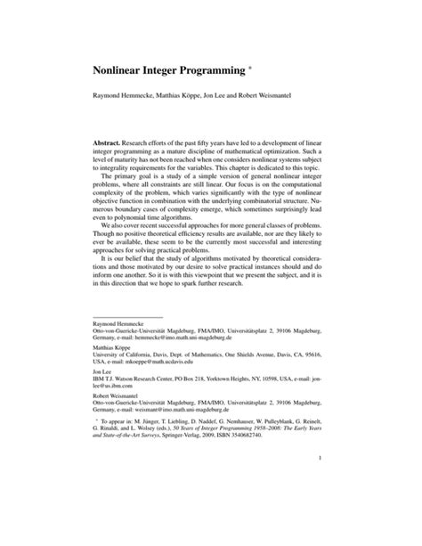 Nonlinear integer programming solver. .  <a href=https://blog.dev-nanuk.com/wp-...