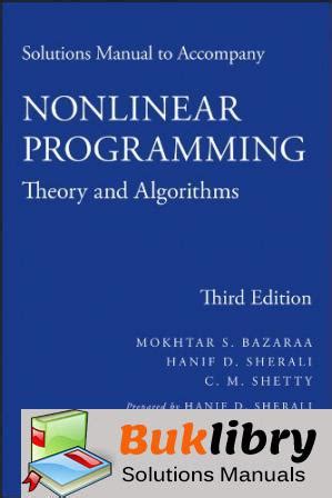 Nonlinear programming theory and algorithms solution manual. - Principi e metodi di massoneria operativa.
