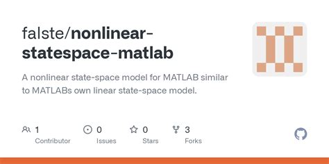 Nonlinear state space matlab.  Thermal systems may, for example, have nonlinear radiation and...