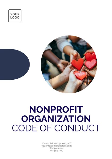 Nonprofit Code Of Conduct Template