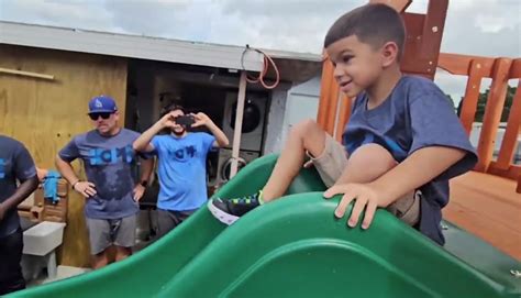 Nonprofit creates custom playground for Hialeah boy battling cancer