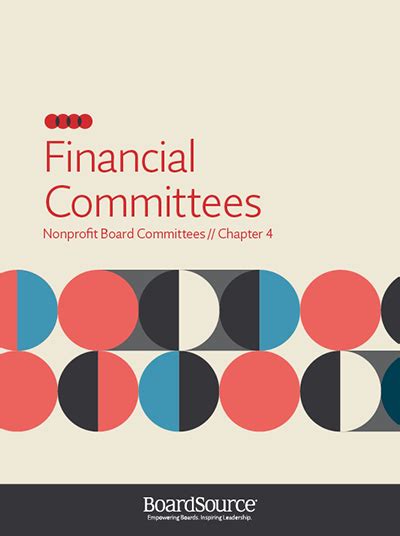 The role of a nonprofit finance committee member is an important one. Before joining, you should consider whether you have the time and ability to serve at the …. 