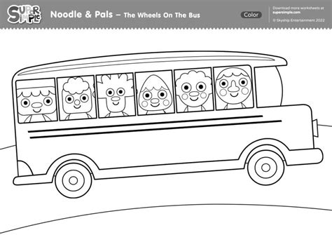 Noodle And Pals Coloring Pages