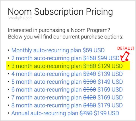 Noom pricing. Noom starts at $70 monthly for a month-to-month plan, with prices dropping for longer plans. If you go with the $209 annual plan, the price is about $17.42 per month. 
