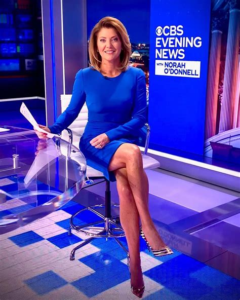 Norah O'Donnell - leggy and gorgeous in short pink dre
