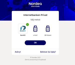 Nordea internetbank privat