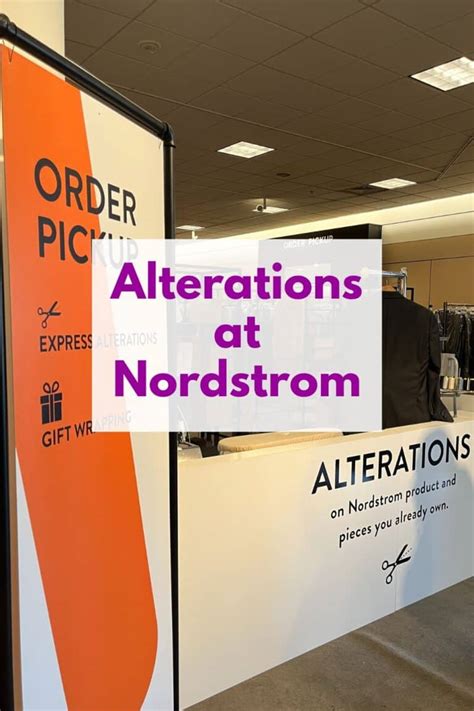 Nordstrom alteration. 5 reviews of Alterations at Nordstrom "I don't understand the bad reviews! I have had many positive experiences here. I have had many pants shortened, paying the going rate for pants bought outside of Nordstrom. They are quite creative too, as I had a pair of pants that couldn't be shortened from the bottom because of a design on the pants. 