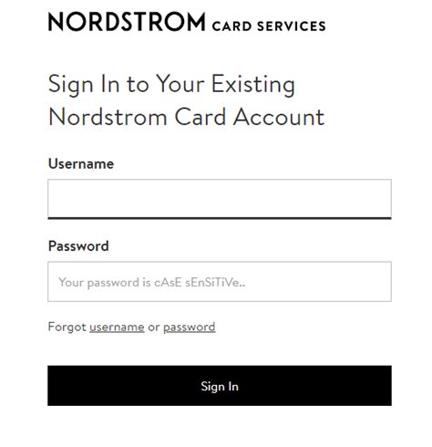 Nordstrom card log in. Nordstrom donates 1% of all Gift Card sales to nonprofits in our communities. Learn more. "Free shipping. Free returns. All the time. Shop online for shoes, clothing, jewelry, dresses, makeup and more from top brands. Make returns in store or by mail." 
