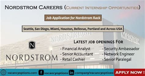 Nordstrom rack apply for job. At Nordstrom Rack, team members help savvy shoppers make fashion finds in a fun, high-energy atmosphere. With full- and part-time positions available — and lots of opportunity to grow — put your career in fast-forward at the Rack. Start your adventure here . 