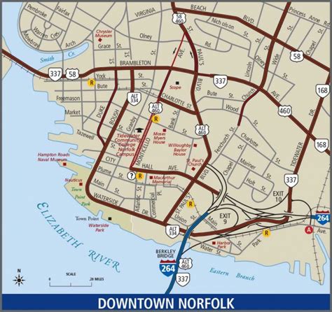 Norfolk - Downtown Map - Virginia Department of Transportation