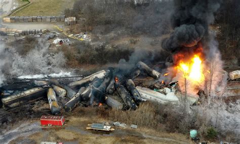 Norfolk Southern to end relocation aid right after one-year anniversary of its fiery Ohio derailment