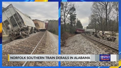 Norfolk Southern train derails in Alabama on morning of CEO's congressional testimony