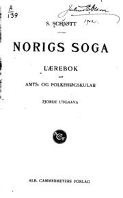 Norigs soga: lærebok aat amts  og folkehøgskular. - Valerian de hungria guia de lectura de dionis clemente.