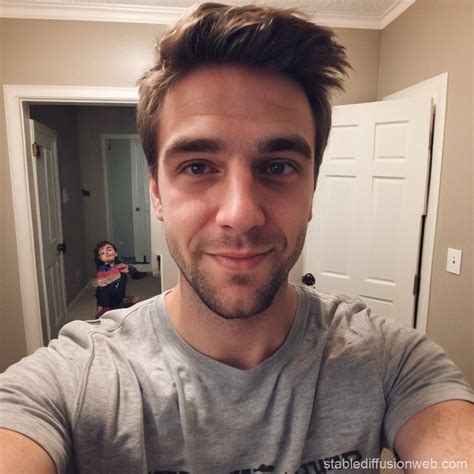 Normal looking guy selfie.  Lotta people (especially guys) can have that awkw...