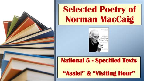 Norman MacCaig Poetry - Poem Analysis