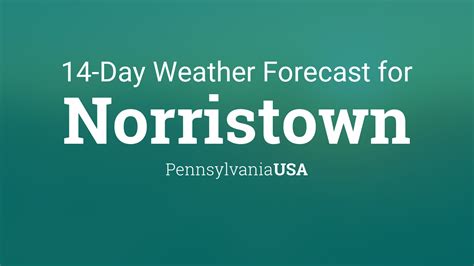 Norristown, Pennsylvania 14 Day Weather Forecast - The Weather …