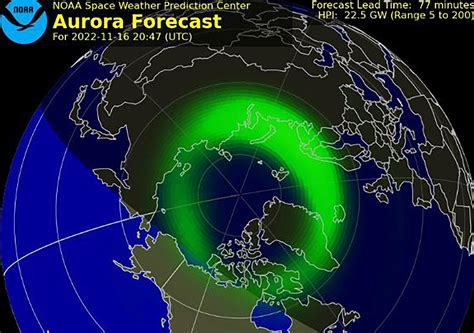 Norrsken prognos sverige