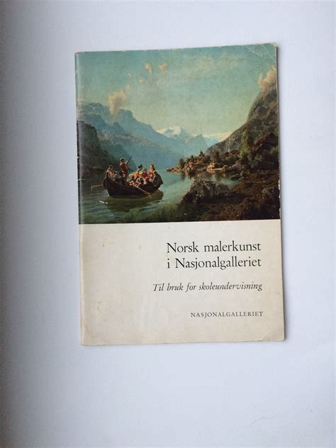 Norsk malerkunst fra klassisisme til tidlig realisme. - De kunst van het mores leren.