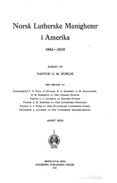 Norske lutherske menigheter i amerika, 1843 1916. - Guard your tongue a practical guide to the laws of loshon hora.