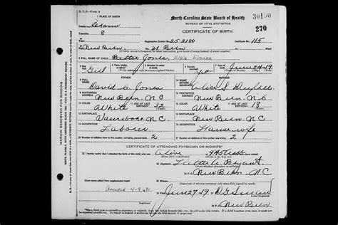 North Carolina Birth Records - LDS Genealogy