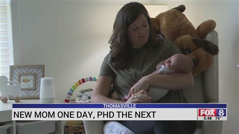 North Carolina mom graduates with doctorate day after giving birth, goes viral