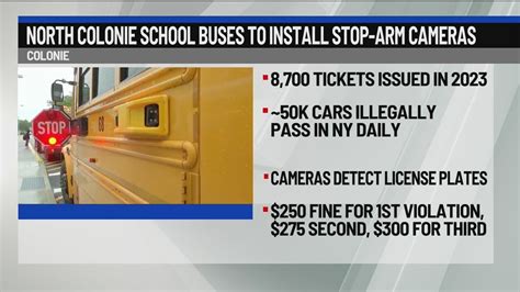 North Colonie school buses to install stop-arm cameras
