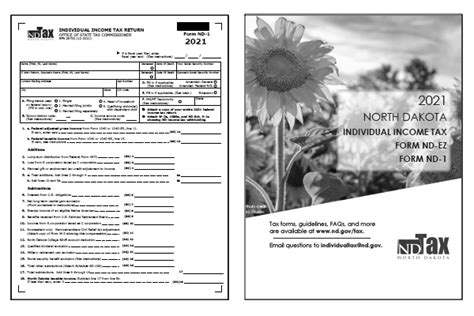 North Dakota Income Tax Form ND-1 Booklet - Tax-Rates.org