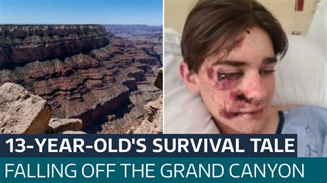 North Dakota boy survives 100-foot-fall at Grand Canyon